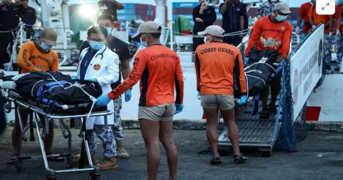 Kapal Penumpang Filipina  MV Trisha Kerstin 3 Tenggelam Bersama 342 Orang